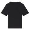 Barn-T-shirt i bomull med logotyp