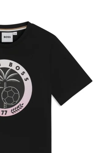 Barn-T-shirt i bomull med tryck