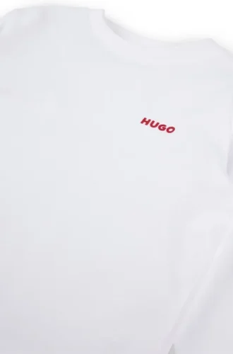Barn-T-shirt i bomullsjersey med logotryck