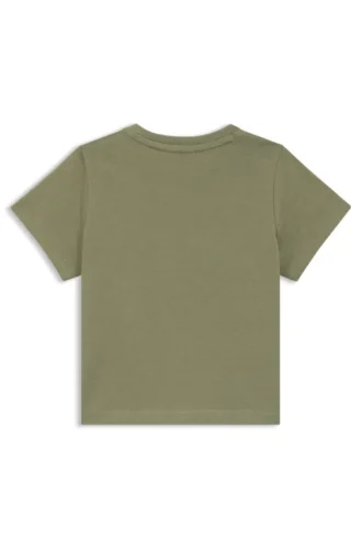 Barn-T-shirt i bomullsjersey med tryck