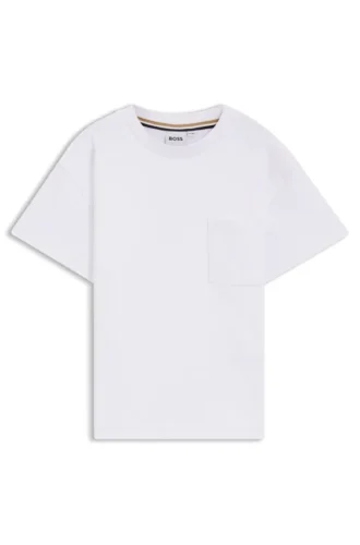 Barn-T-shirt i interlock-bomull med Double B-monogram