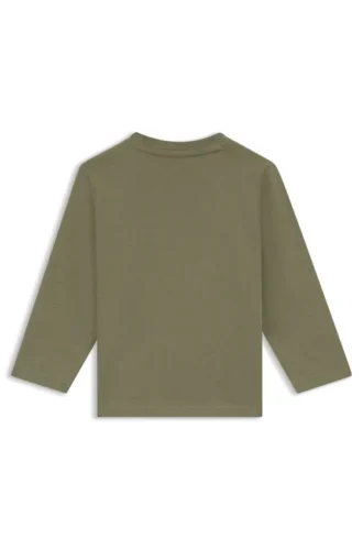 Barn-T-shirt med logotyp i bomullsjersey
