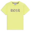 Barn-T-shirt med präglad logotyp i bomullsjersey