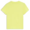 Barn-T-shirt med präglad logotyp i bomullsjersey