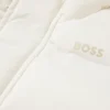 Barnjacka med huva och logodetaljer Barnjacka med huva och logodetaljer