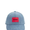 Barnkeps i bomullsdenim med logotyp