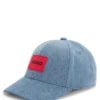 Barnkeps i bomullsdenim med logotyp