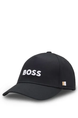 Barnkepsar i bomullstwill med logotyp
