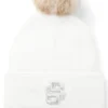 Barnmössa med glittereffekt och Double B-monogram