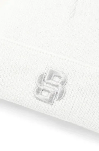 Barnmössa med glittereffekt och Double B-monogram