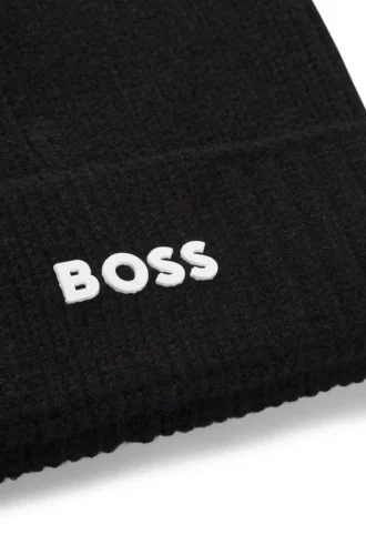 Barnmössa med logotyp i gummitryck