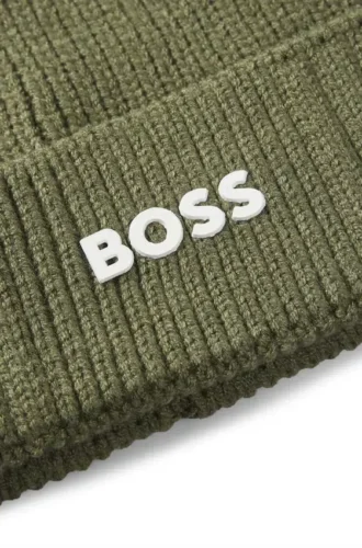 Barnmössa med logotyp i gummitryck