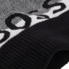 Barnmössa med pompom och jacquardvävd logotyp