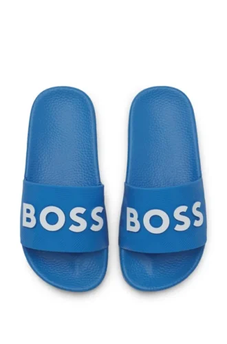 Barnsandaler med logotyp på ovansidan