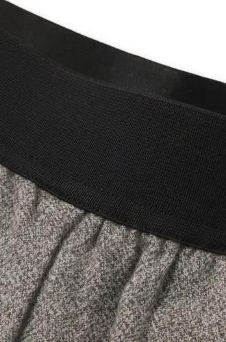 Barnshorts i bomull med elastisk midja