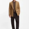BECKHAM x BOSS dubbelknäppt kavaj i ull och kashmir
