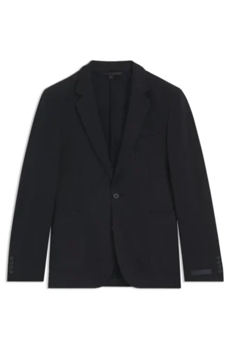 BECKHAM x BOSS-jacka i melerad bomullsblandning