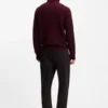 BECKHAM x BOSS kabelstickad tröja i ull och kashmir
