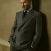 BECKHAM x BOSS-kavaj i rutig nyull