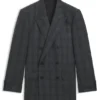 BECKHAM x BOSS-kavaj i rutig nyull