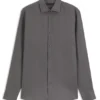 BECKHAM x BOSS skjorta med normal passform i linne