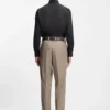 BECKHAM x BOSS skjorta med normal passform i linne
