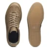 BECKHAM x BOSS sneakers i läder med gummisula