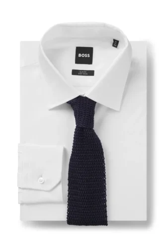 BECKHAM x BOSS stickad slips i siden