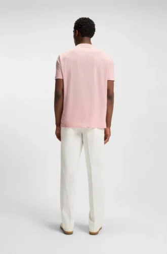 BECKHAM x BOSS T-shirt i mjukt linne