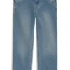 Blå jeans för barn i normal passform i stretchdenim Blå jeans för barn i normal passform i stretchdenim