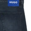 Blå jeans i extra smal passform i stretchdenim