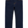 Blå slim fit-Jeans för barn i stickad denim