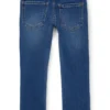 Blå slim fit-Jeans för barn i stickad denim