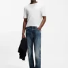 Blå slim fit-jeans i bekväm stretchdenim