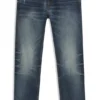Blå slim fit-jeans i bekväm stretchdenim