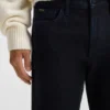 Blå slim fit-jeans i bekvämt stretchdenim