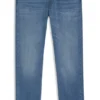 Blå slim fit-jeans i funktionsdenim
