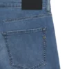 Blå slim fit-jeans i funktionsdenim