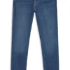 Blå slim fit-jeans i stretchdenim
