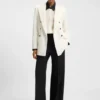 Blazer i avslappnad passform i stretchig twill