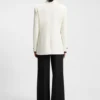 Blazer i avslappnad passform i stretchig twill