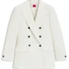 Blazer i avslappnad passform i stretchig twill