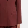 Blazer i avslappnad passform i stretchtyg