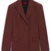 Blazer i avslappnad passform i stretchtyg