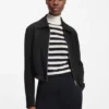 Blazer i normal passform i mjuk crepe Blazer i normal passform i mjuk crepe