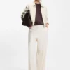 Blazer i normal passform i mjuk crepe Blazer i normal passform i mjuk crepe