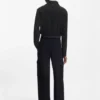 Blazer i normal passform i mjuk crepe Blazer i normal passform i mjuk crepe