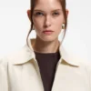 Blazer i normal passform i mjuk crepe Blazer i normal passform i mjuk crepe