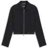 Blazer i normal passform i mjuk crepe Blazer i normal passform i mjuk crepe
