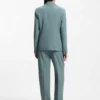 Blazer i normal passform i nyull